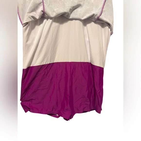 NWT đź’śMiYang Women's Plus Size Printing Padded High Waist Swimdress - Picture 6 of 9